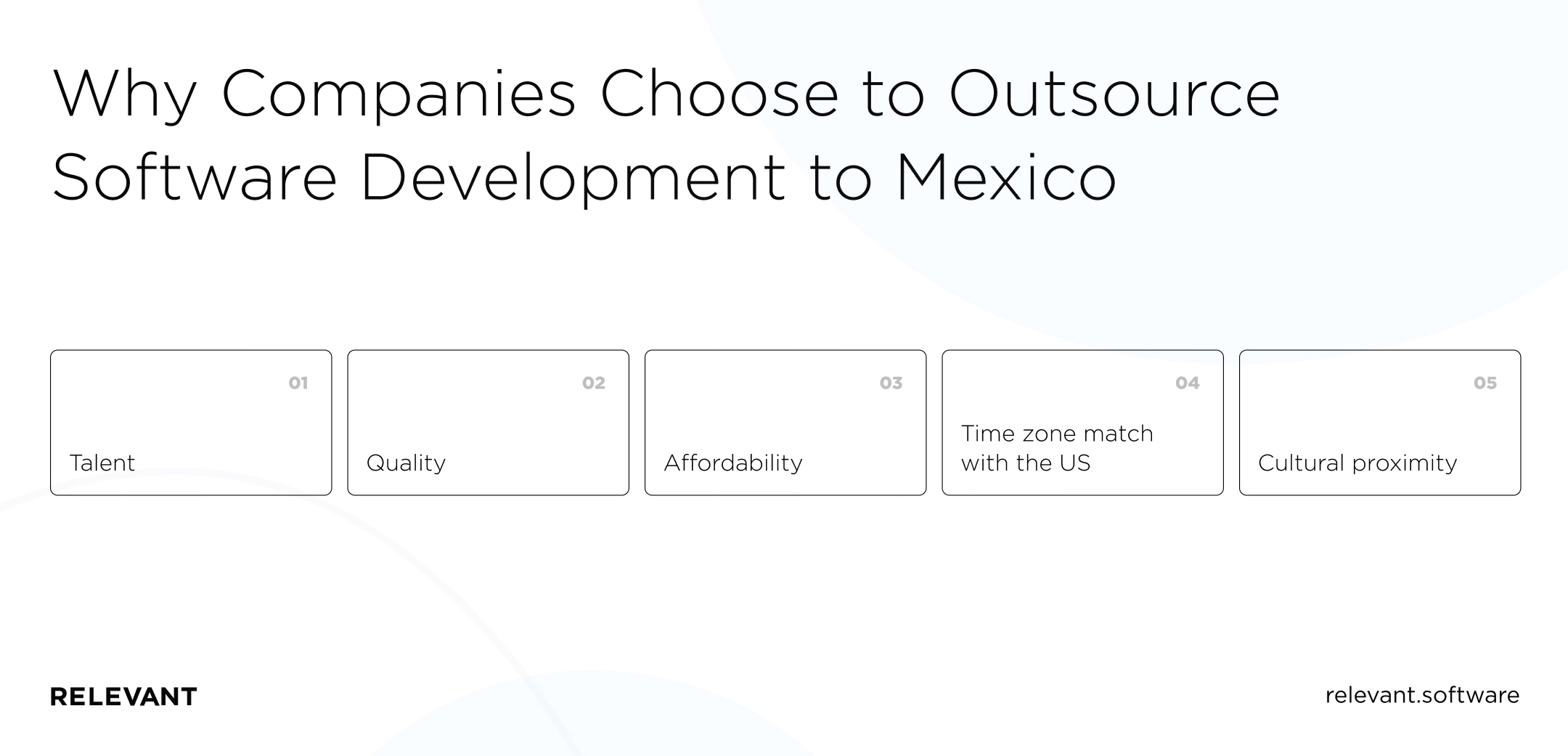 why outsource software development to mexico
